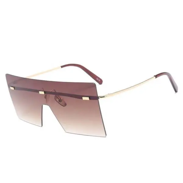 Elegant Menwomen Pc Lens Oversized Square Matrix Sunglasses