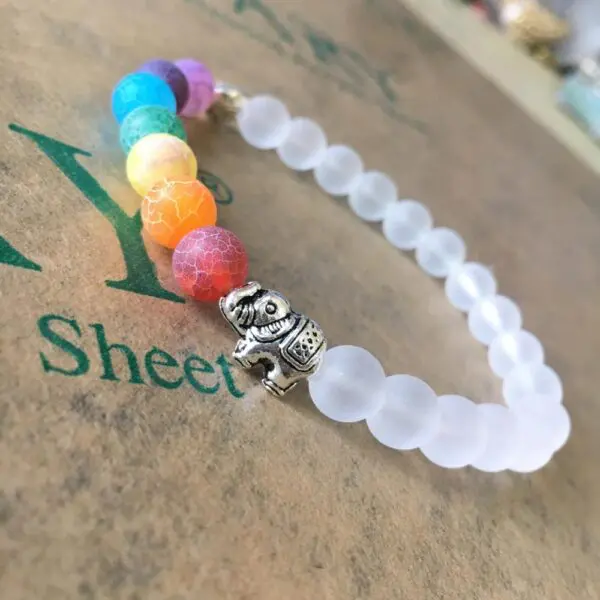 Healing Chakra Elephant Beads