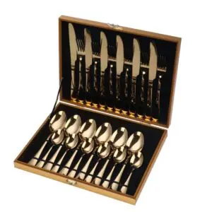 Stainless Steel Gold Cutlery Set