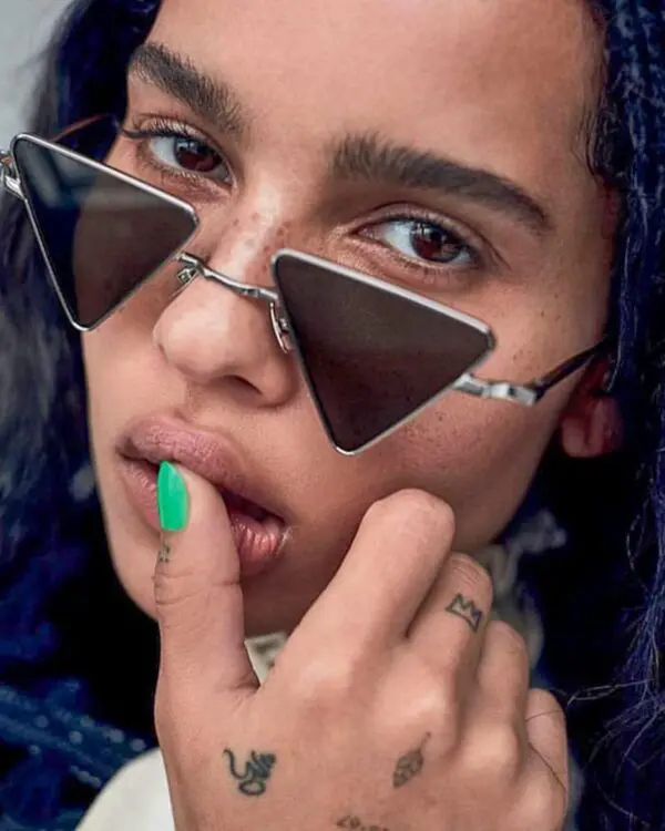 fashion triangle sunglasses women