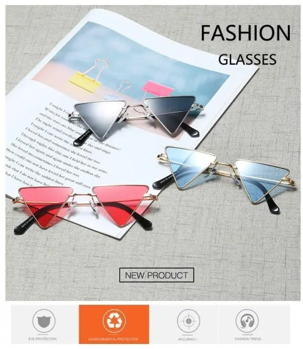 fashion triangle sunglasses women