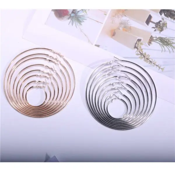 Fashion 100 mm Big Hoop Earrings