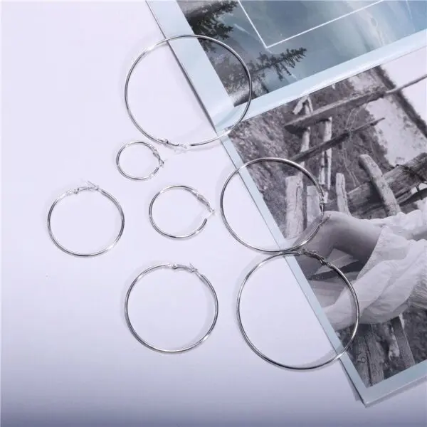 Fashion 100 mm Big Hoop Earrings