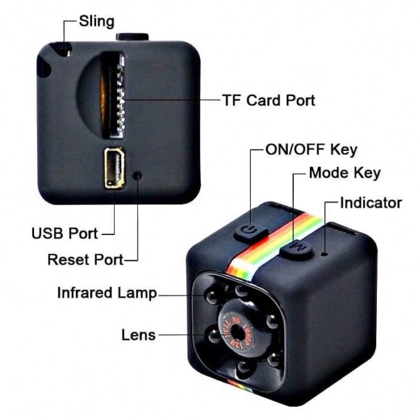 Hot selling 960P Wireless Security Hidden Camera Mini Camera SQ11