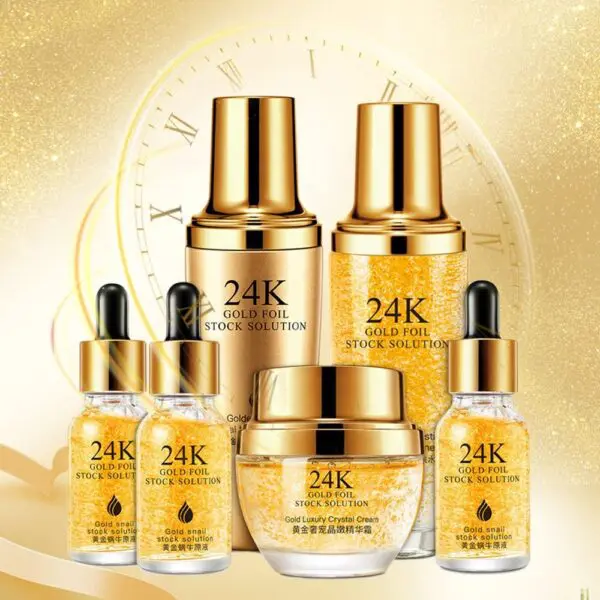 Professional Moisture anti-wrinkle 24K Gold Hyaluronic Acid Essence Set