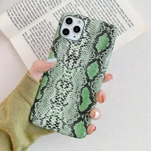 Scrub Snake Skin PU Leather Cases