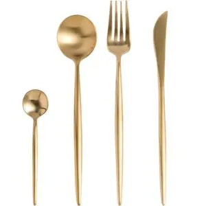 Stainless Steel 4 Piece Rose Gold