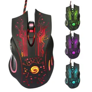 Wired Gaming or Studio Mouse with dazzle light, Backlight for PC Laptops and Computers