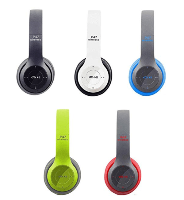 Wireless headphone P47 bluetooth earphone with memory card, Hands Free With Microphone