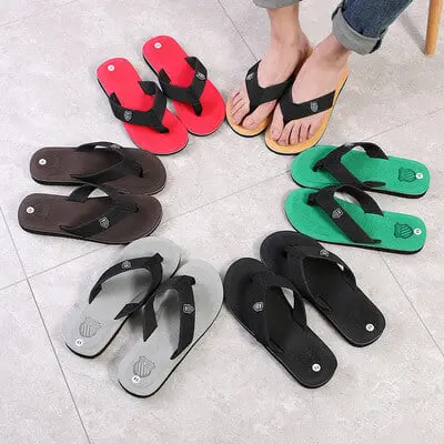 Antiskid Flip-flops England Tide Leisure Summer Cool Slippers Beach Sandals