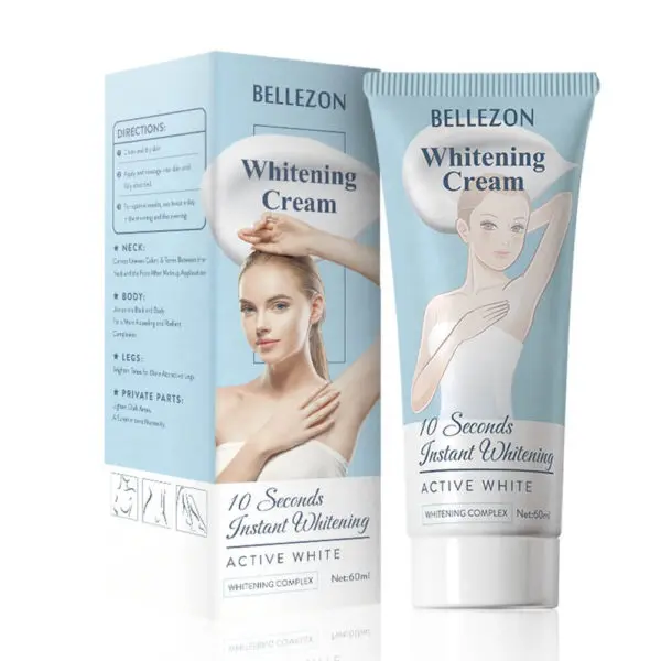 Best skin whitening cream for armpit, legs, knees, neck and body.