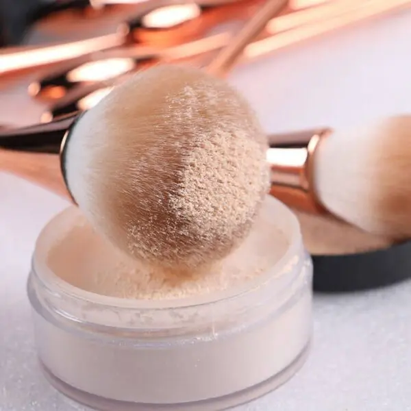 Gold Slim Waist 10pcs make up brushes luxury professional with brush bag