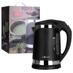 HAEGER Stainless Steel Electric Kettle 360 Degree Rotatioautomatic Power-off Function Fast Heating