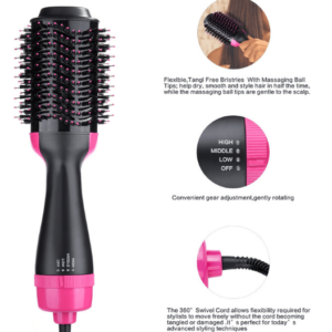 Hot Selling Hair Dryerand Styler One step Hot air Brush Hair Brush Rotating Styler