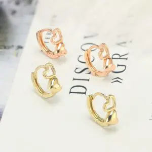Jewelry champagne gold Plated brass Fashion Earrings