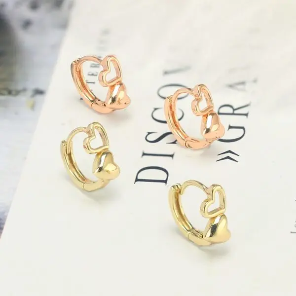 Jewelry champagne gold Plated brass Fashion Earrings