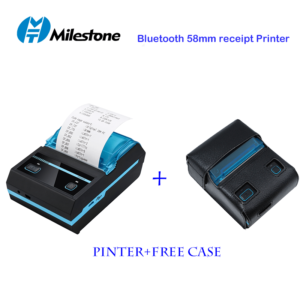 MHT-P5801 Milestone mini portable Bluetooth thermal printer photo receipt bill printer