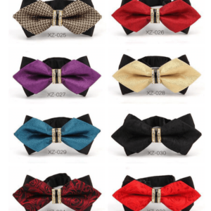 Men's Bow Ties Adjustable Pre-tied bowties for Boys Man in Gift Box