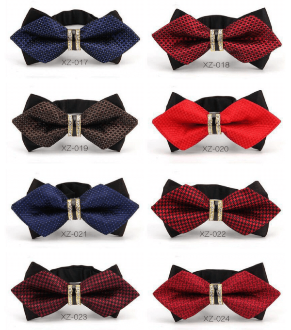 Men's Bow Ties Adjustable Pre-tied bowties for Boys Man in Gift Box