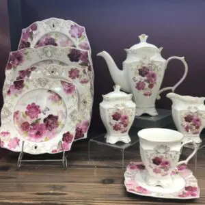 New Bone China tea and coffee 24 cup set