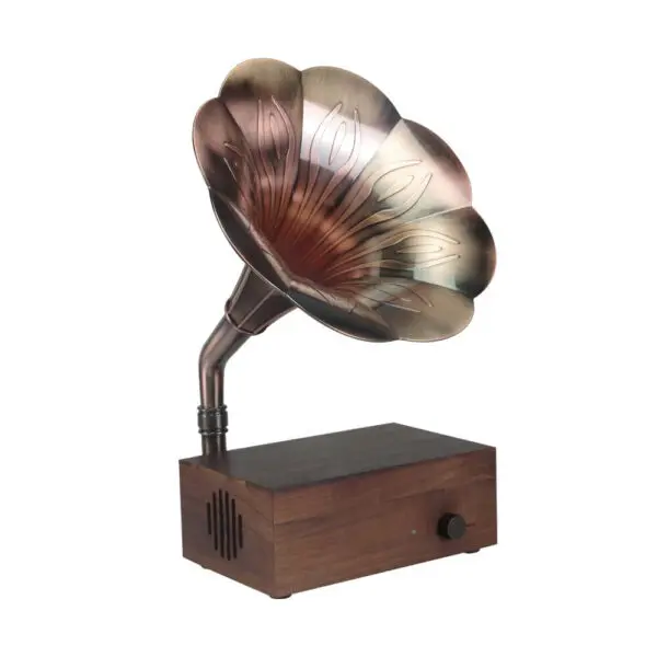 Wooden Retro Style High Quality Voice Rechargeable Bluetooth Speaker
