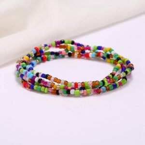 Custom African Ghana Bohemian Multi Layer Waist Beads Set