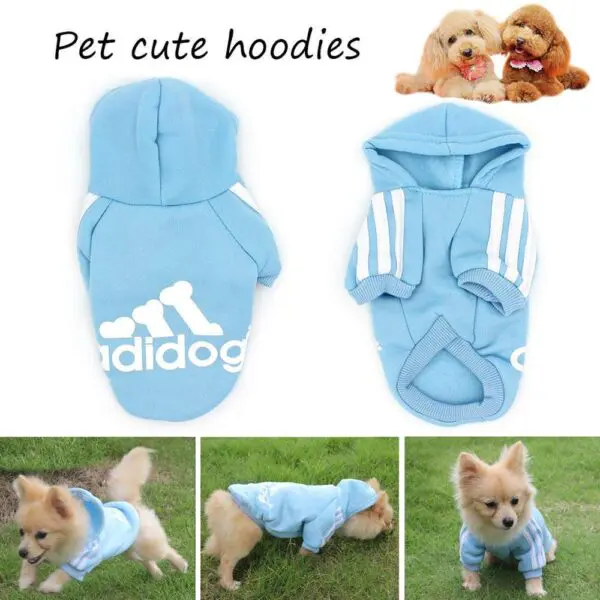 Dog, Cat, Puppy Hoodies, Winter Sweatshirt Warm Jacket