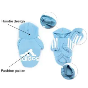 Dog, Cat, Puppy Hoodies, Winter Sweatshirt Warm Jacket