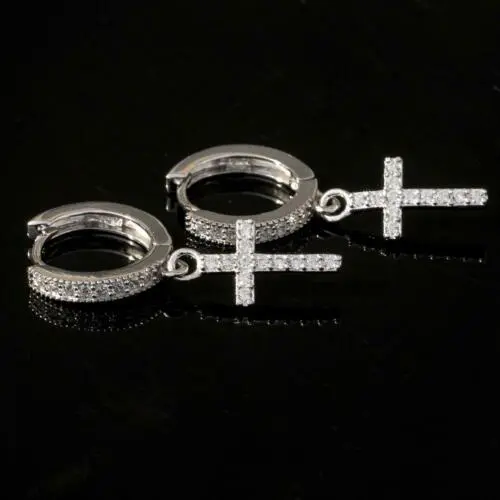 Fashion Stud Religious Punk Jewelry Cross Earring For Men & Women