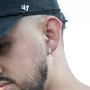 Fashion Stud Religious Punk Jewelry Cross Earring For Men & Women - Image 5