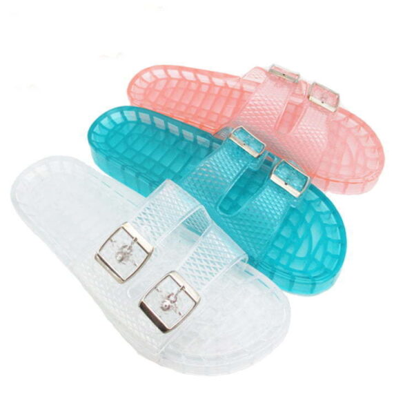 Ladies Summer Flat PVC Women Jelly Sandals For Women