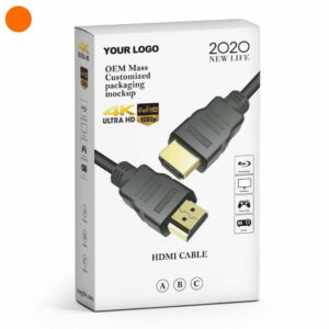 Male to Male Gold Plated High Speed HDMI Cable OEM Support 3D, 4K, 2160P and 1080P, 2M & 3M