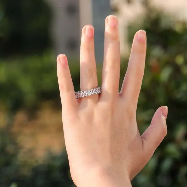 New Arrival Pear Cut Fashion Wedding, Engagement Bling Zircon Stone Ring For Women (1)