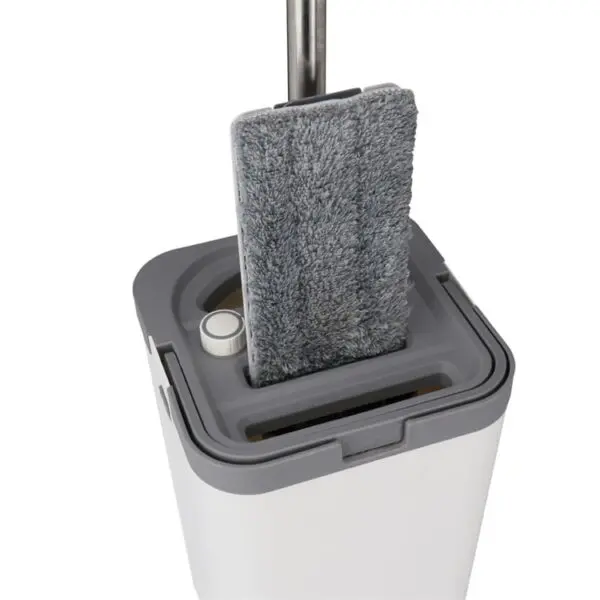 New Microfiber Wet and Dry 360 Wash Flat Mop Bucket For Floor Cleaning Magic Mop