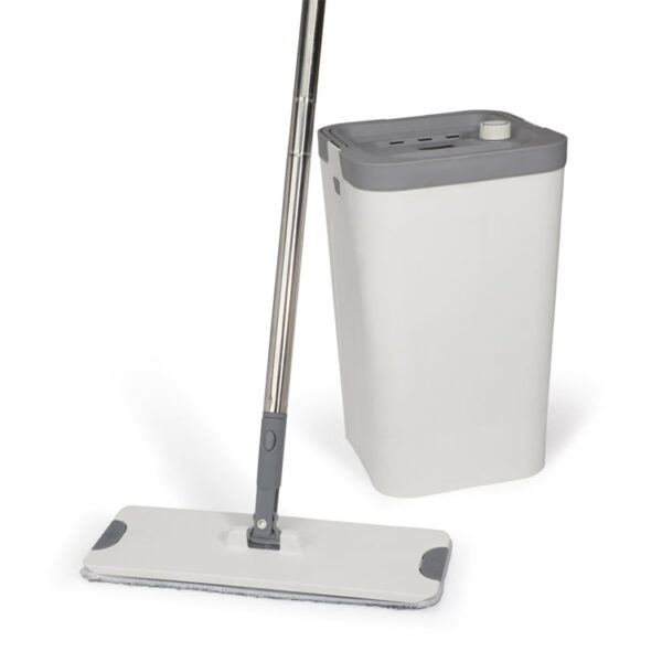 New Microfiber Wet and Dry 360 Wash Flat Mop Bucket For Floor Cleaning Magic Mop