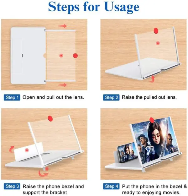 3D Smartphone 12 inches Screen Amplifier Display - Image 4
