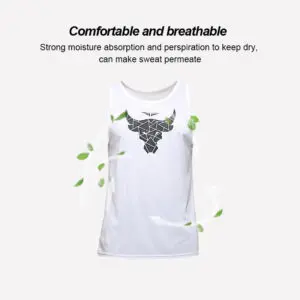 Men Sport Tank Tops Muscle Fit Loose Outdoor Training Vest - Image 2