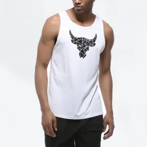 Men Sport Tank Tops Muscle Fit Loose Outdoor Training Vest