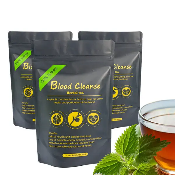 Organic Blood Cleansing Herbal  Lowering Blood Pressure Sugar Balance Tea. - Image 2