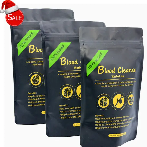Organic Blood Cleansing Herbal  Lowering Blood Pressure Sugar Balance Tea.