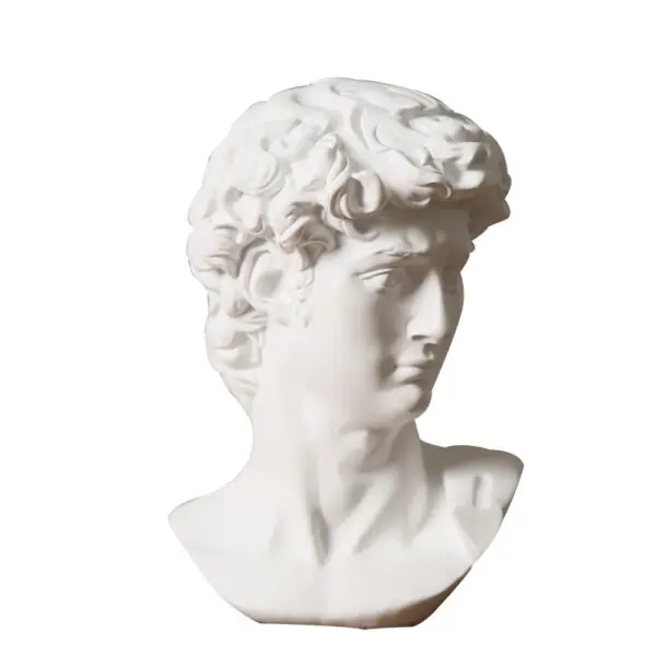World Famous Statue Retro Art Resin Head Skull Sculpture Desk Decor Figurine Craft