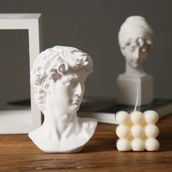 World Famous Statue Retro Art Resin Head Skull Sculpture Desk Decor Figurine Craft - Image 4