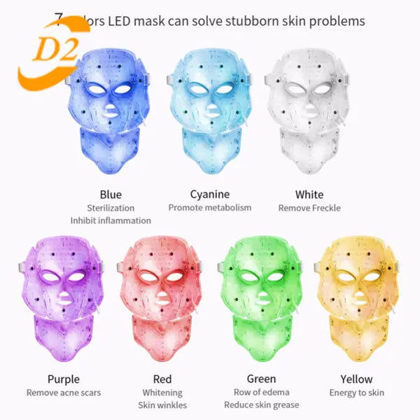 7 COLORFUL LED BEAUTY MASK - Image 5