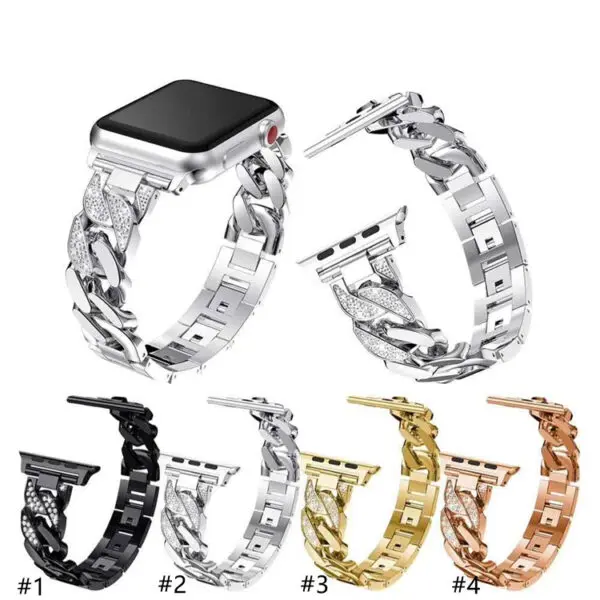 STAINLESS STEEL BAND FOR APPLE iWATCH SERIES 6 5 4 3 38MM-42MM