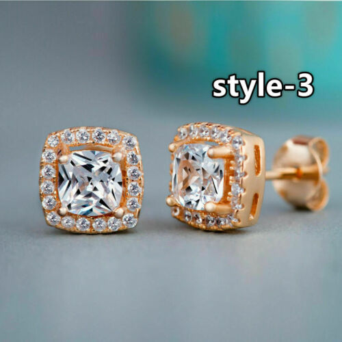 ZIRCON STUD DIAMOND EARRINGS FOR UNISEX - Image 6