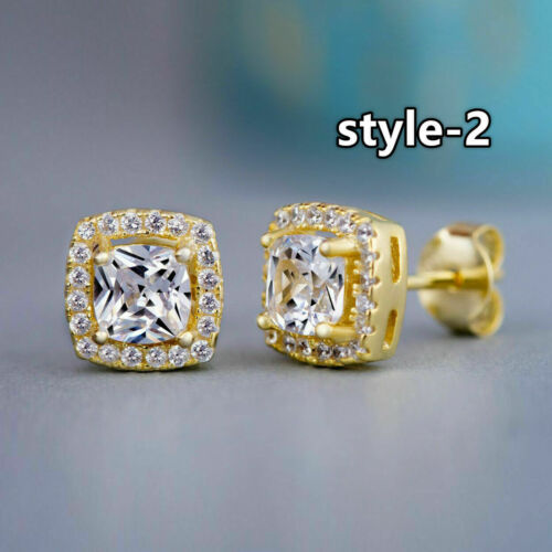 ZIRCON STUD DIAMOND EARRINGS FOR UNISEX - Image 5