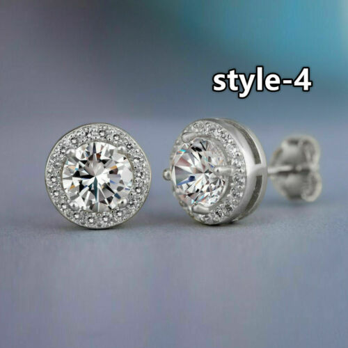 ZIRCON STUD DIAMOND EARRINGS FOR UNISEX - Image 4